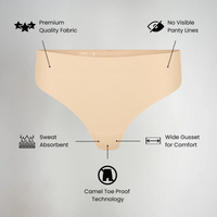 Monea™ Invisible Cameltoe Thong