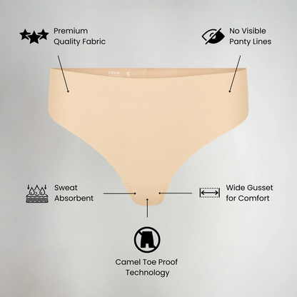 Monea™ Invisible Cameltoe Thong